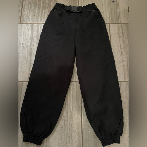 Other - Women Classic Black Cargo Pants Size S Comfortable YK2